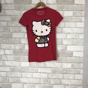 Graphic Short sleeve fitted hello kitty tee